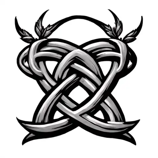 Celtic Love Knot Serch Bythol Symbol tattoo design idea