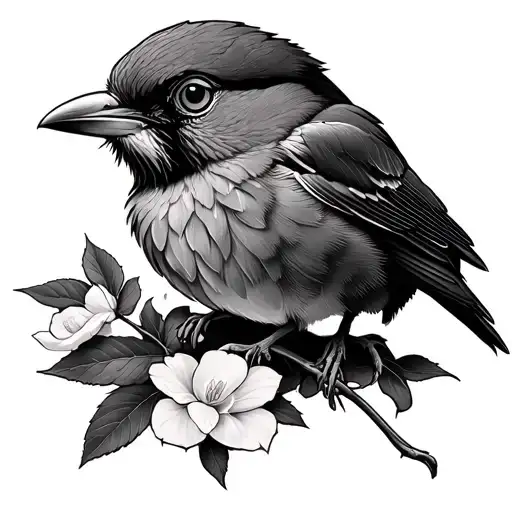 Lark tattoo design idea