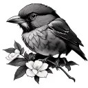 Lark tattoo design idea