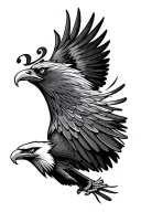 Philadelphia Eagle tattoo design idea