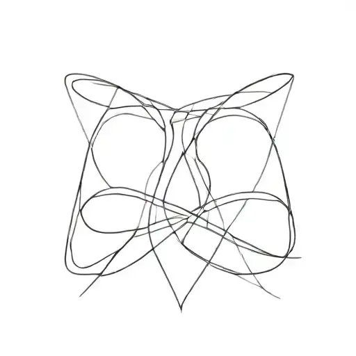 minimalist tattoo that gives a meaning of the name of lance and kim  tattoo design idea