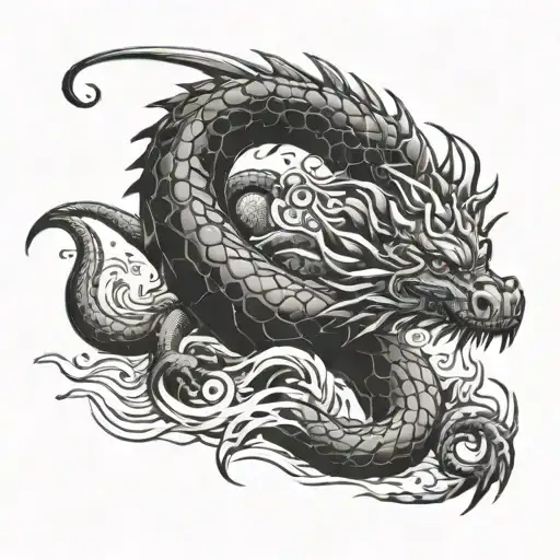 jormungand tattoo design idea