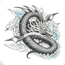 jormungand tattoo design idea
