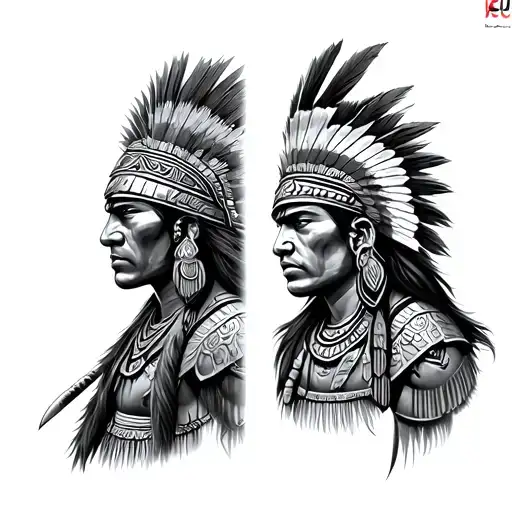 inca warrior tattoo design idea