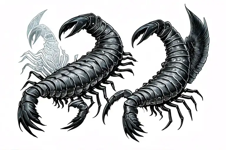 Orions belt Scorpio and Virgo jalen tattoo design idea