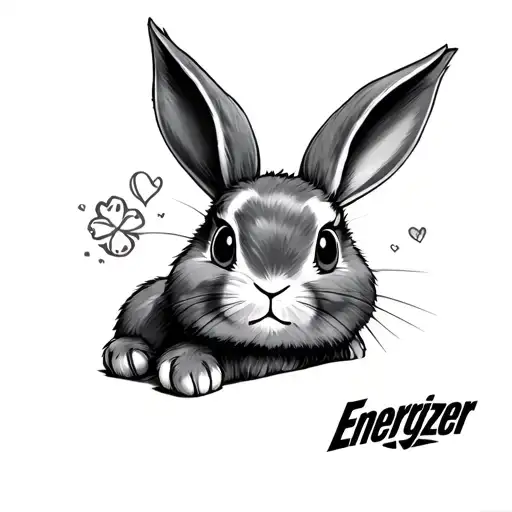 Energizer bunny tattoo design idea