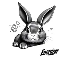Energizer bunny tattoo design idea