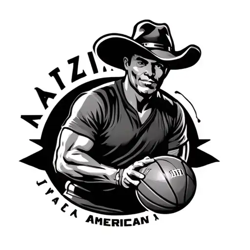 gambling Arizona American Mexican football coach basketball tattoo design idea