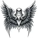 Fourth Wing tattoo design idea