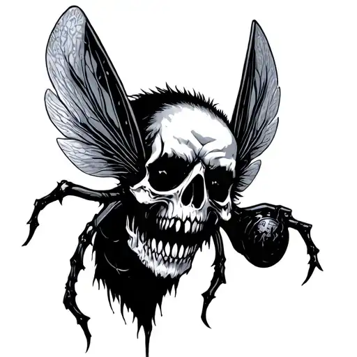 Beelzebub tattoo design idea