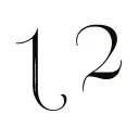 Design of Latin Amir and Fatima with numbers of 1, 2 tattoo design idea