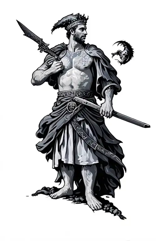 the arrival of the Croats tattoo design idea