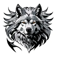 spqr wolf rome tattoo design idea