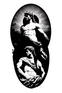 Adonis and achilles tattoo design idea