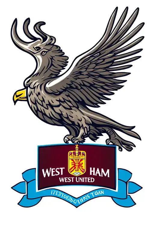 West Ham United logo tattoo design idea