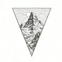 matterhorn mountain tattoo design idea