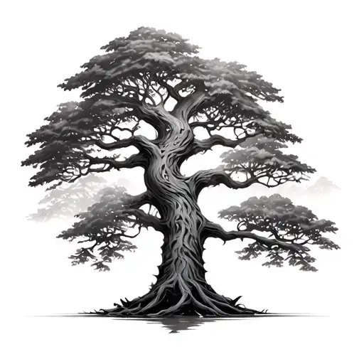 great Deku Tree 2 koroks tattoo design idea