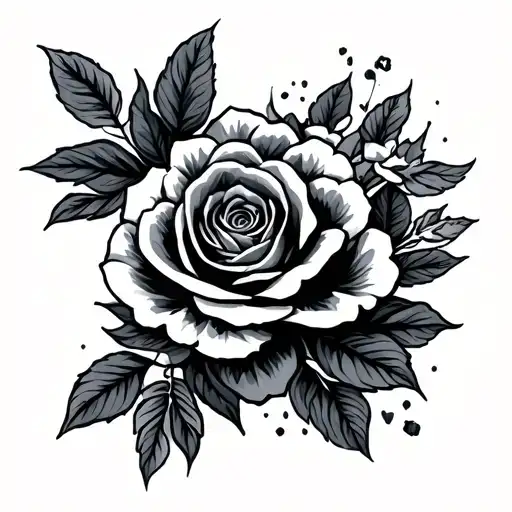 2000 with minimalist style tattoo design idea