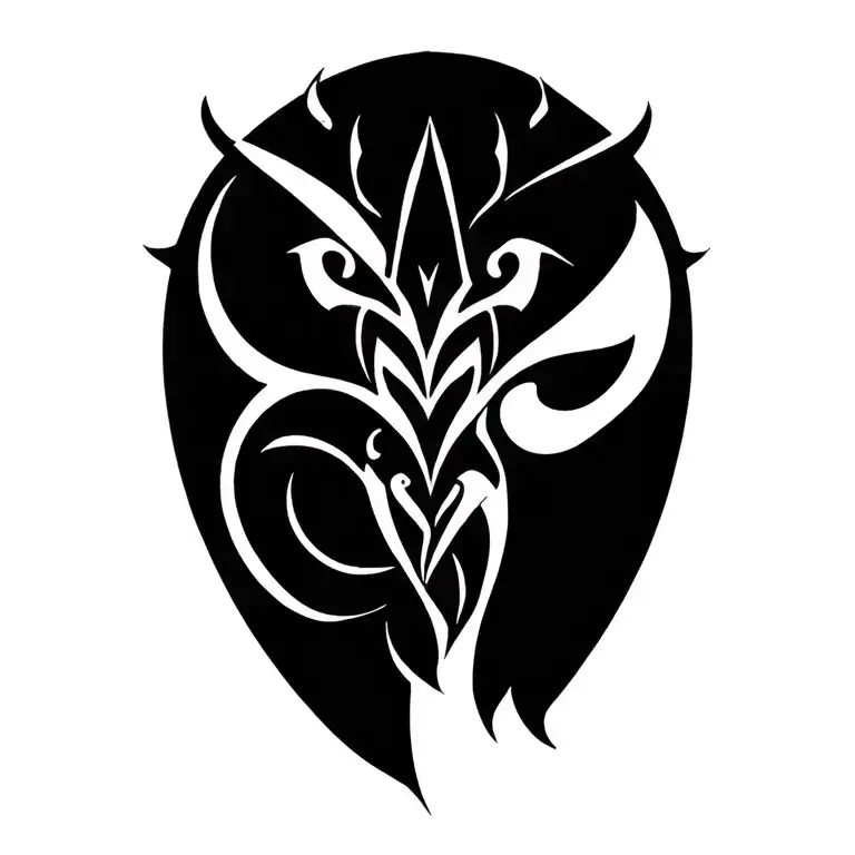 Cyber sigilism tattoo tattoo design idea