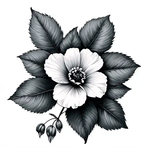 Forgetmenot tattoo design idea