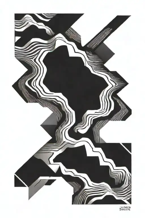 desert dunes rectangular tattoo tattoo design idea