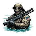 Navy Seal tattoo design idea