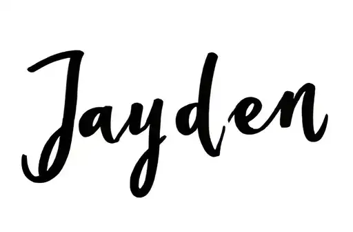 "Jayden" tattoo design idea