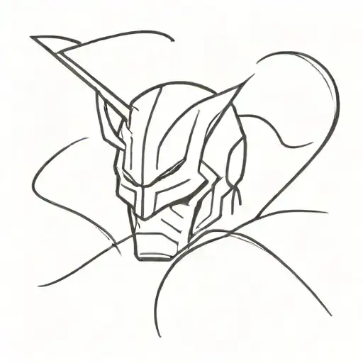 daredevil logo tattoo design idea