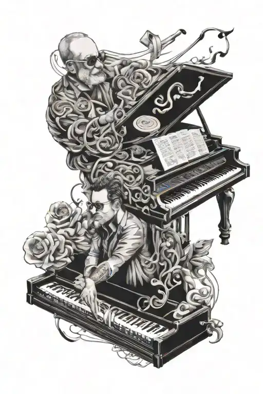 Billy Joel songs tattoo design idea