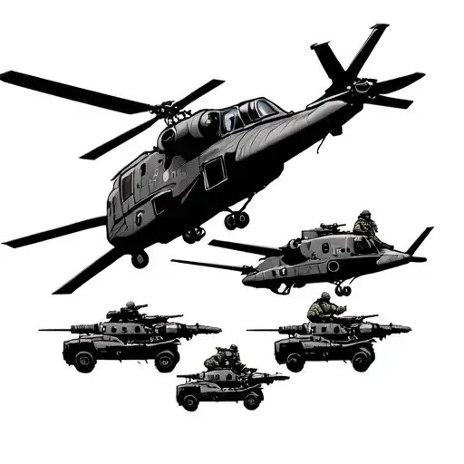 combat engineer castles with air assault on top tattoo design idea