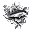 ✅ Placement: Inner forearm, flowing from wrist → elbow✅ Background: Clean, no smoke or cloudy effects (just crisp shad tattoo design idea