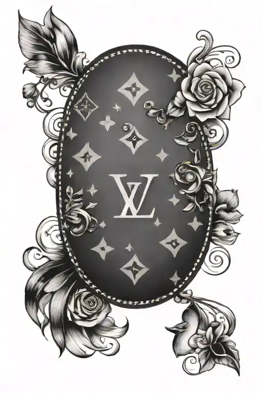 Louis Vuitton tattoo design idea