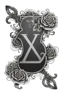 Louis Vuitton tattoo design idea