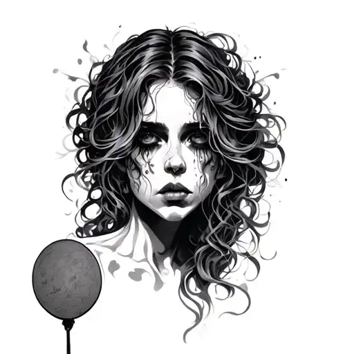 Depression tattoo design idea