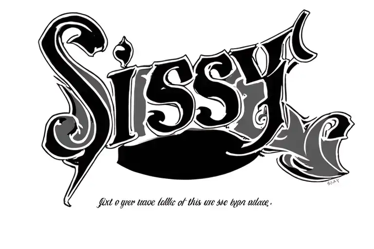 "sissy slave" slave tattoo design idea