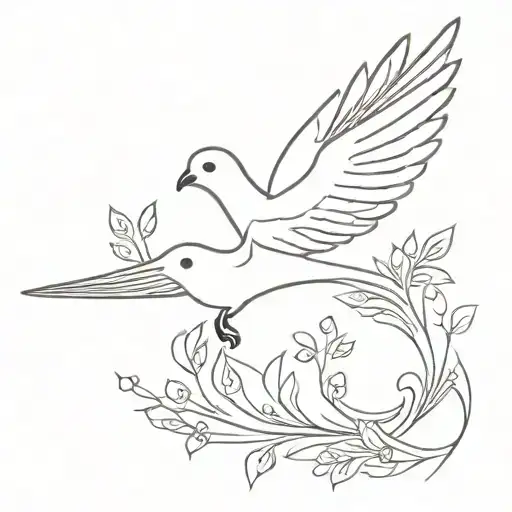 gypsy dove tattoo design idea