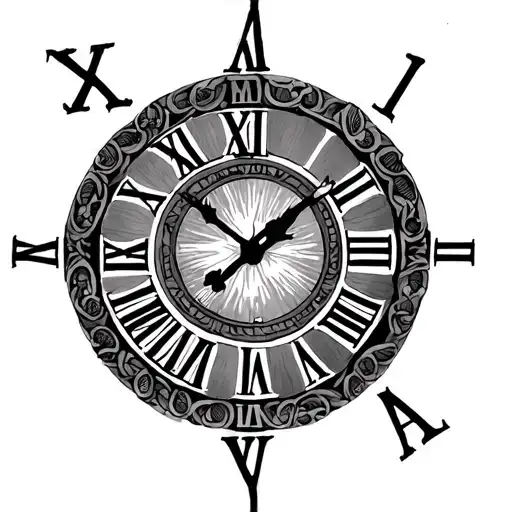 Roman numeral dates Nov. 20, 2004 tattoo design idea
