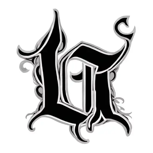 Two Word Ambigram Generator tattoo design idea