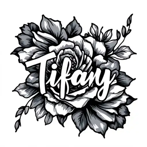 "Tiffany" Overlapping tattoo design idea