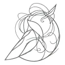 Symbol of courage, love, empathy and fearlessness tattoo design idea