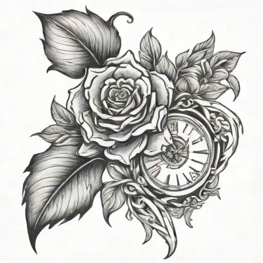                 neither ever nor never tattoo design idea