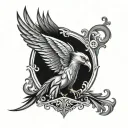 liverbird tattoo design idea
