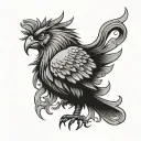 liverbird tattoo design idea