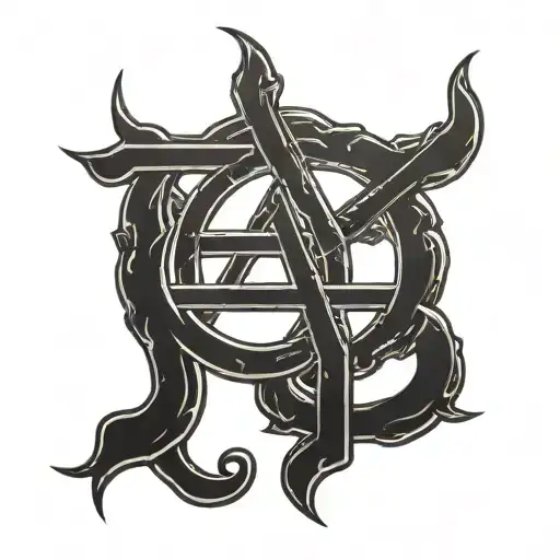 sigma symbol tattoo design idea