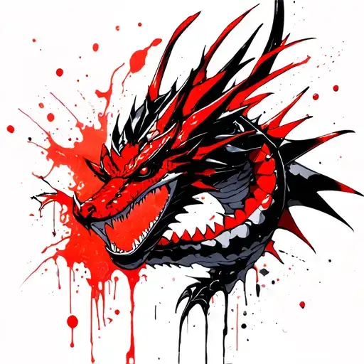 gyarados pokemon tattoo design idea