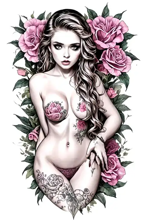 "nympho" "sissy slut" "penis" tattoo design idea