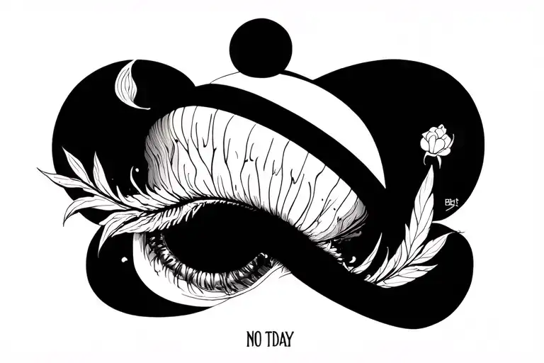 No Day But Today tattoo design idea
