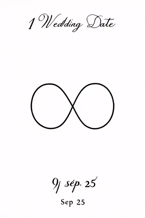 Wedding Date. 9 sep 25. inifinity. swallow tattoo design idea
