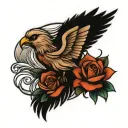 wind beneath my wings  tattoo design idea
