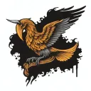 wind beneath my wings  tattoo design idea